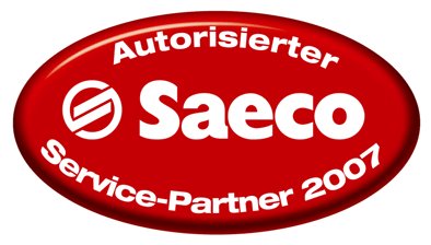 Gepr&uuml;fter und zugelassener Saeco-Servicepartner.